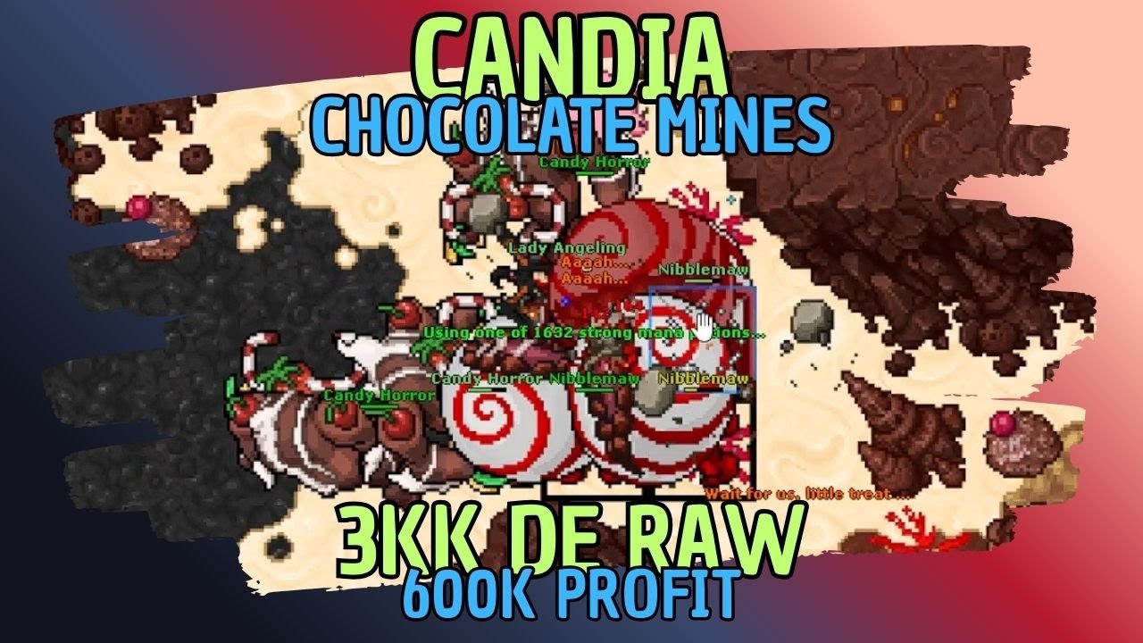 TIBIA - CANDIA CHOCOLATE MINES - EK SOLO