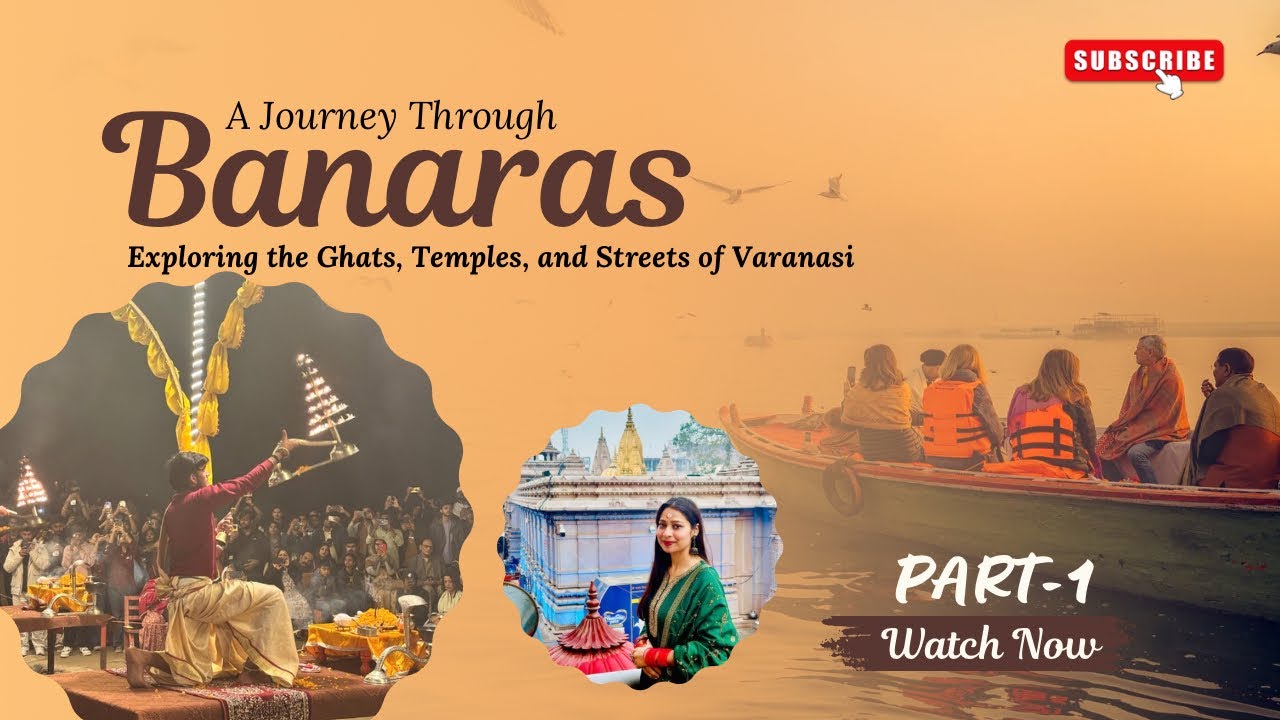 DAY 1-Kashi vishwanath darshan🕉️| kaal bhairav ji| ganga Arti 🔥| street food of#banaras 