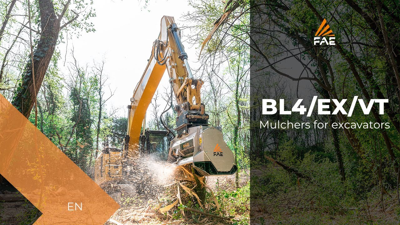 The forestry mulcher for large excavators, with Bite Limiter technology