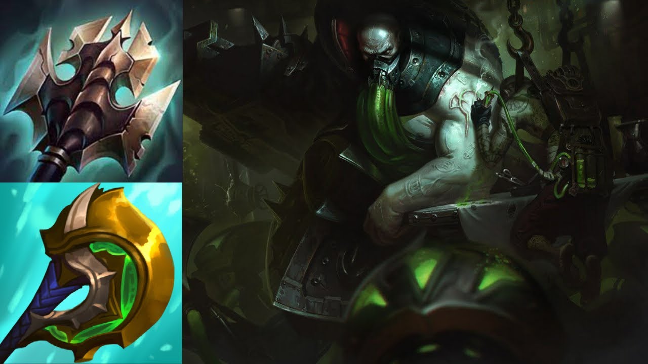 Urgot with Divine Sunderer and Titanic Hydra