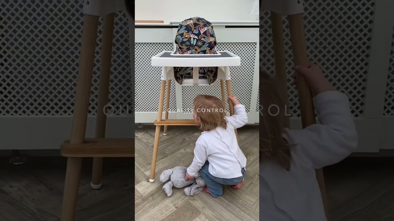 IKEA Highchair Leg Wrap application