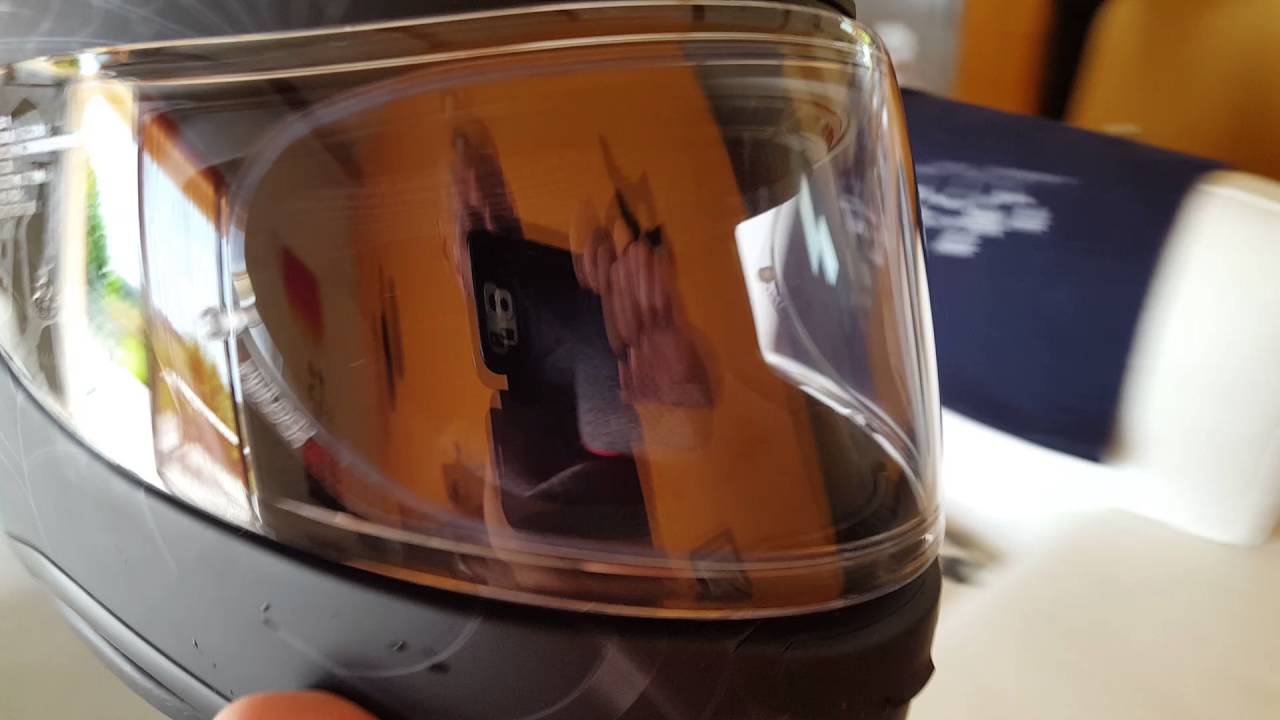 Photochromic Shoei shield