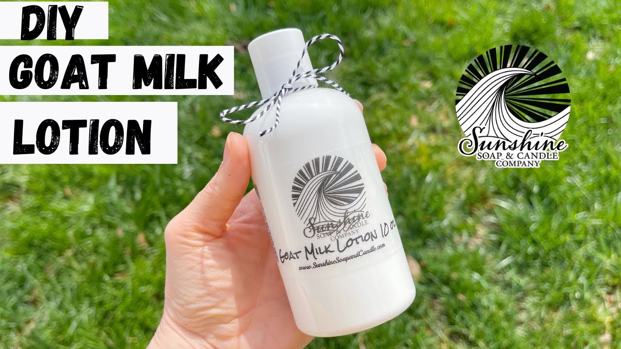 How To Make Your Own Lotion At Home With Goat Milk (DIY Goat Milk Lotion Beginner Friendly)