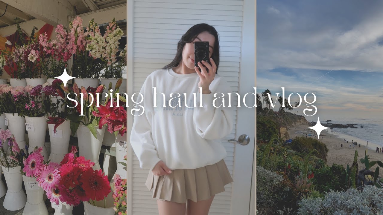 spring haul ft. princess polly + chill weekend vlog