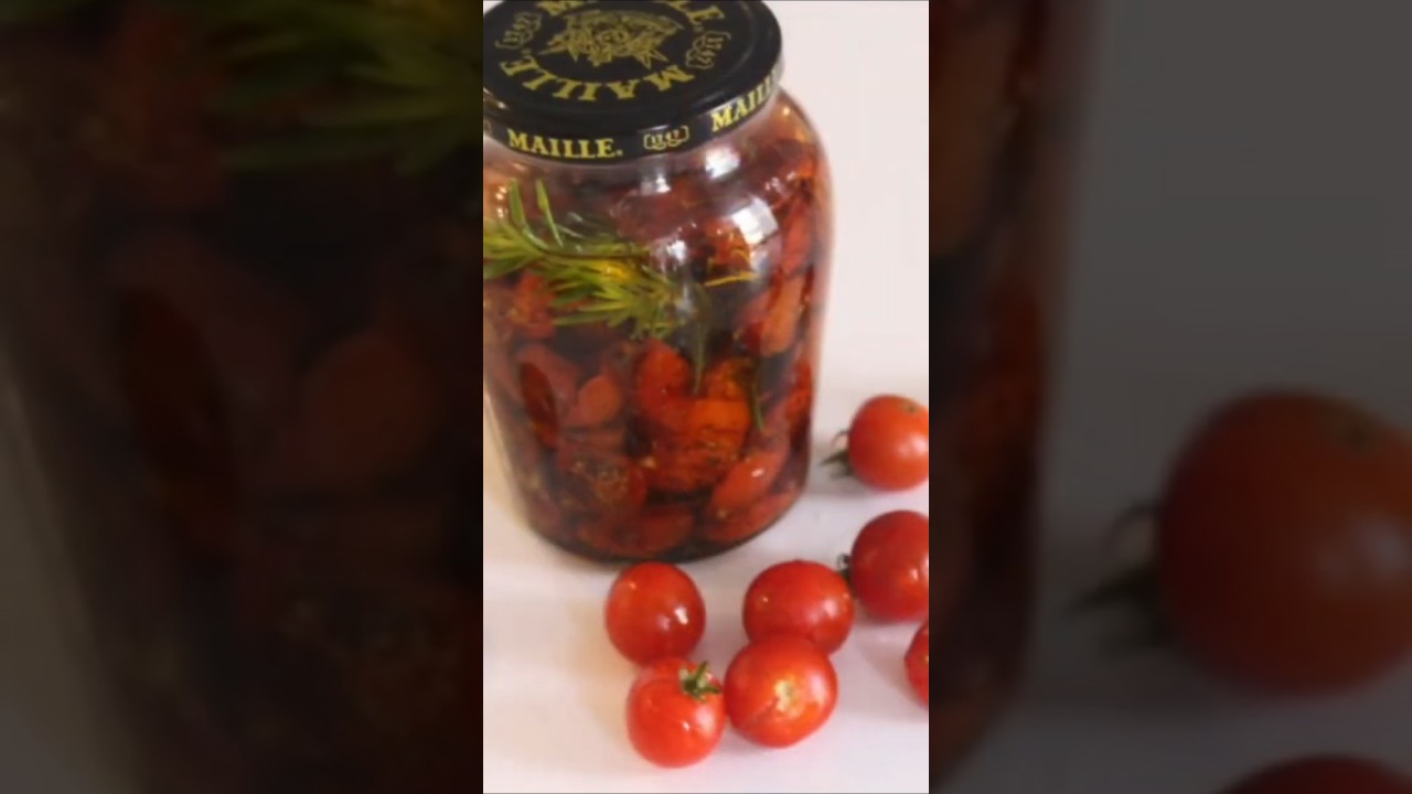 Tomates cerises confites