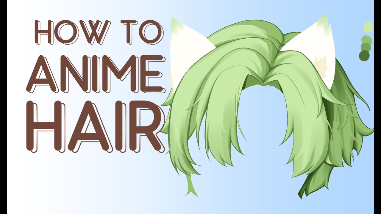 [Tutorials] How to anime hair part 4 : short guy hair