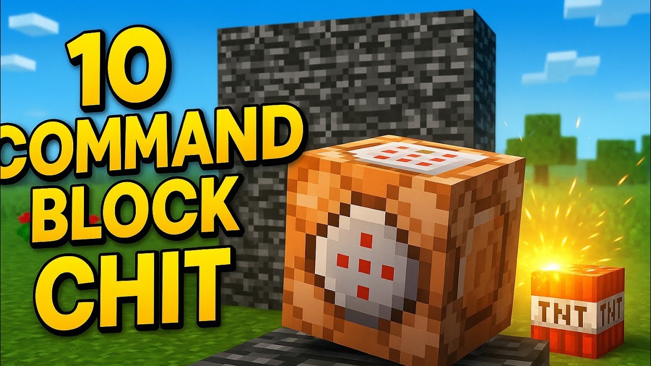 Command blockga chit yozishni oʻrgataman