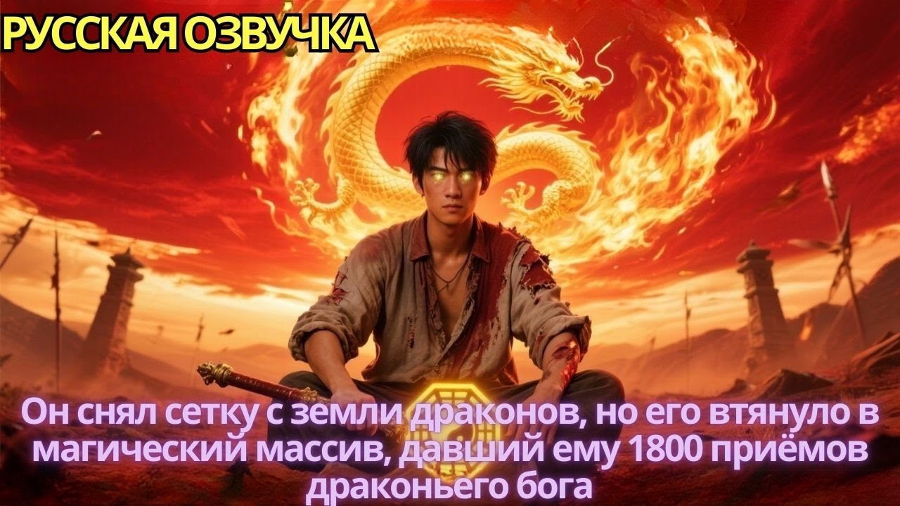 Он снял сетку с земли драконовноего втянуло в магический массив давший ему1800приёмов драконьегобога