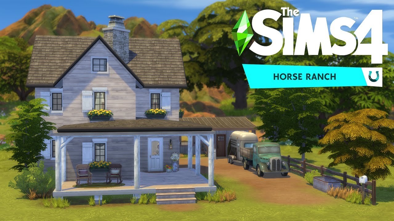 Small Family Ranch || The Sims 4 Horse Ranch: Speed Build