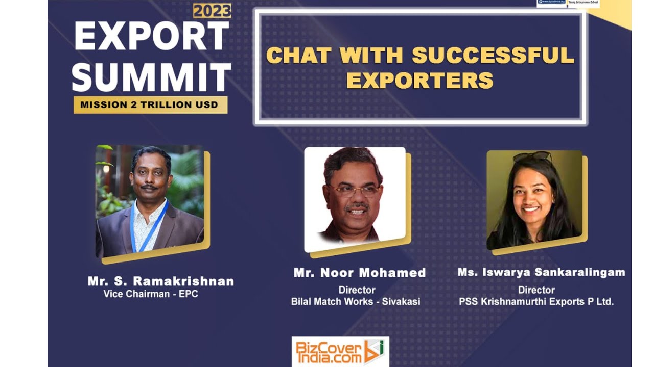 EXPORT SUCCESS STORIES | EPC EXPORT SUMMIT 2023 | BY Mr. S. RAMAKRISHNAN
