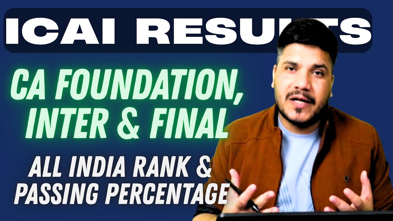 All India Rank || Pass Percentage || September 2025 || CA Foundation, Inter & Final || Ravindra Ojha