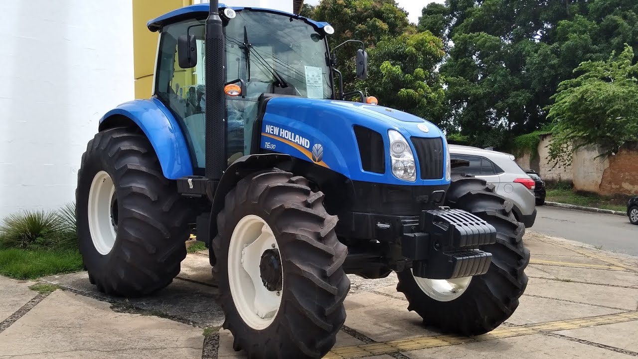 TRATOR NEW HOLLAND T6.130  VISAO GERAL GOIÂNIA-GO