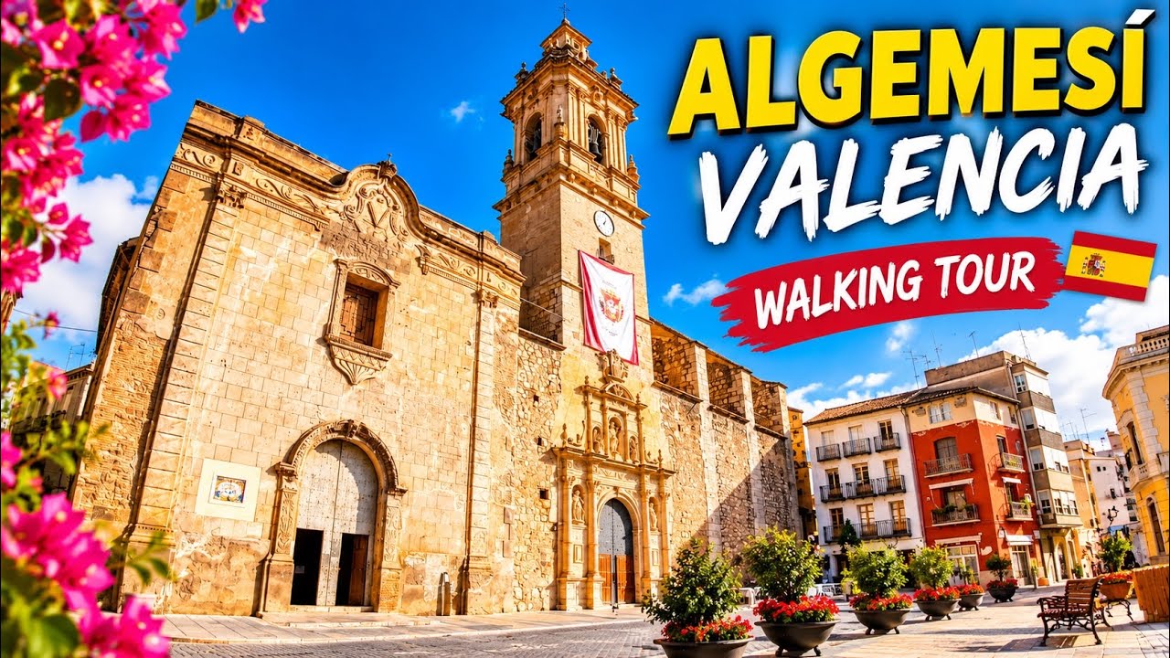 Algemesi, Valencia, Spain. Spanish Life Walking Tour Exploring Historic Famous Valencian Town🇪🇸