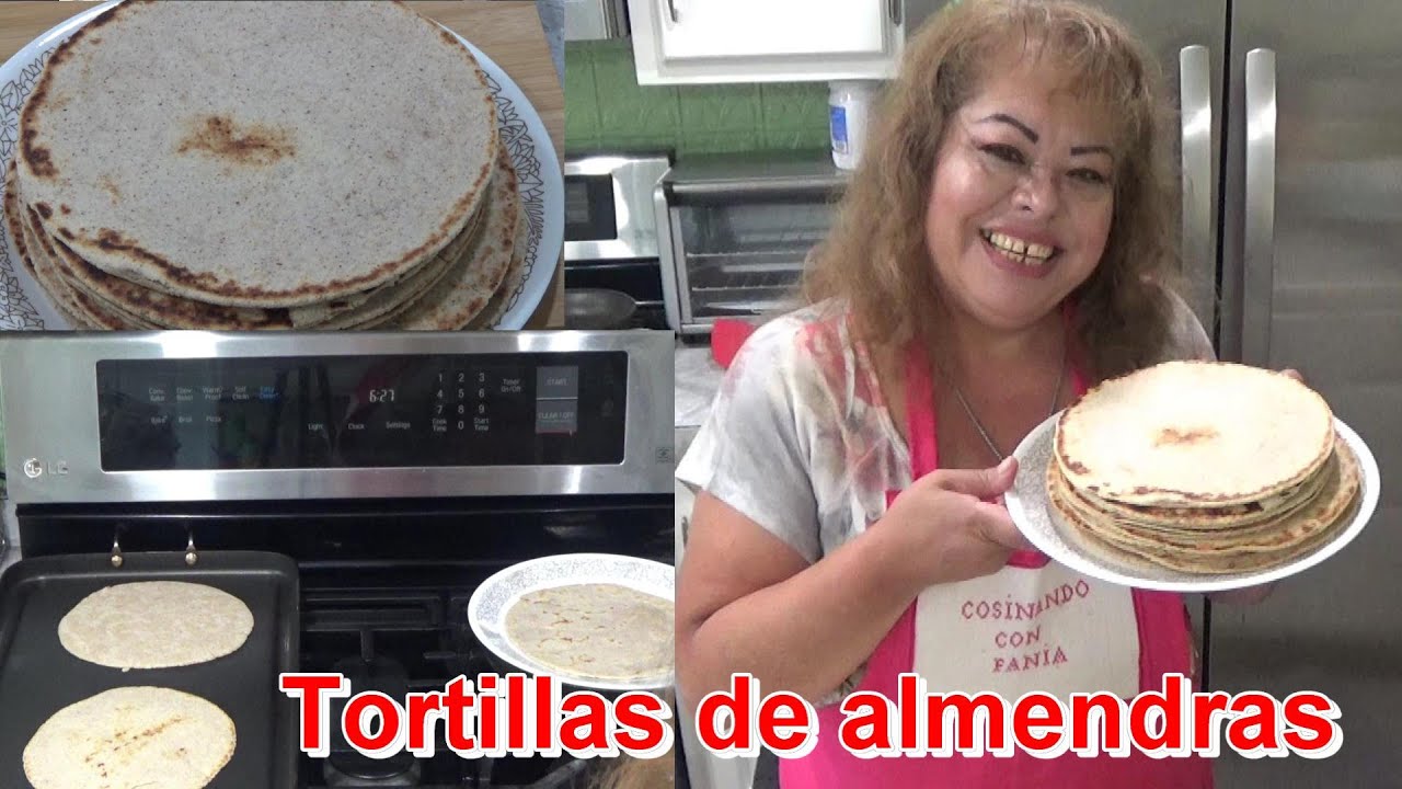 Tortillas sin gluten/tortillas de almendras