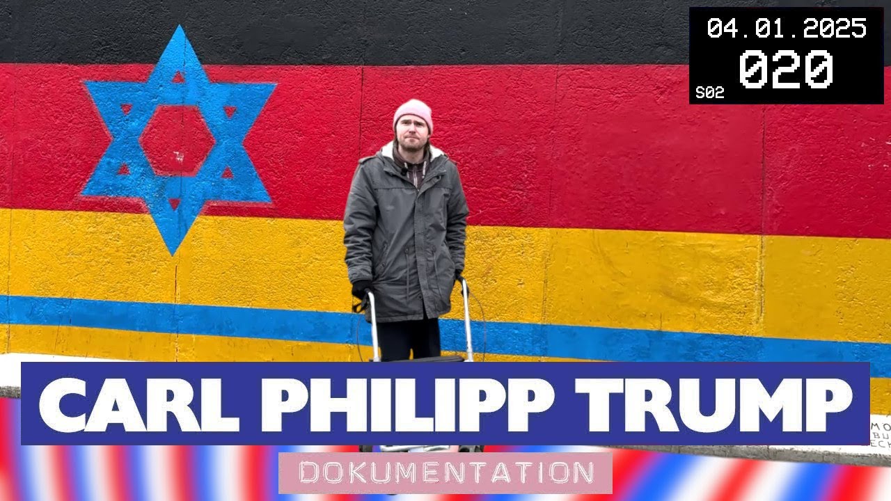 04.01.2025 Berlin S02E20 East Side Gallery-Walk mit Carl Philipp Trump