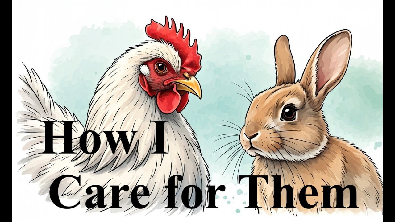 How I Take Care of Chickens and Rabbits Every Day || EP274 || Cluck & Hop Homestead