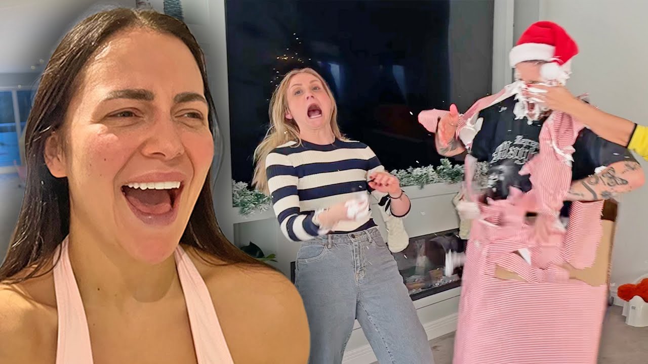 Natalie and Jasmine Pull The Perfect Prank! (GIANT CHRISTMAS PRESENT)