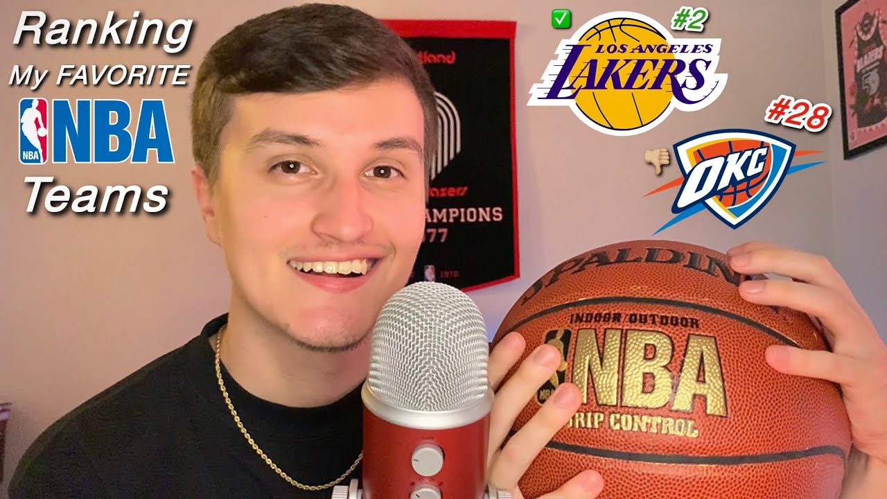 ASMR | Ranking My Favorite NBA Teams 🏀💤 (whisper ramble)