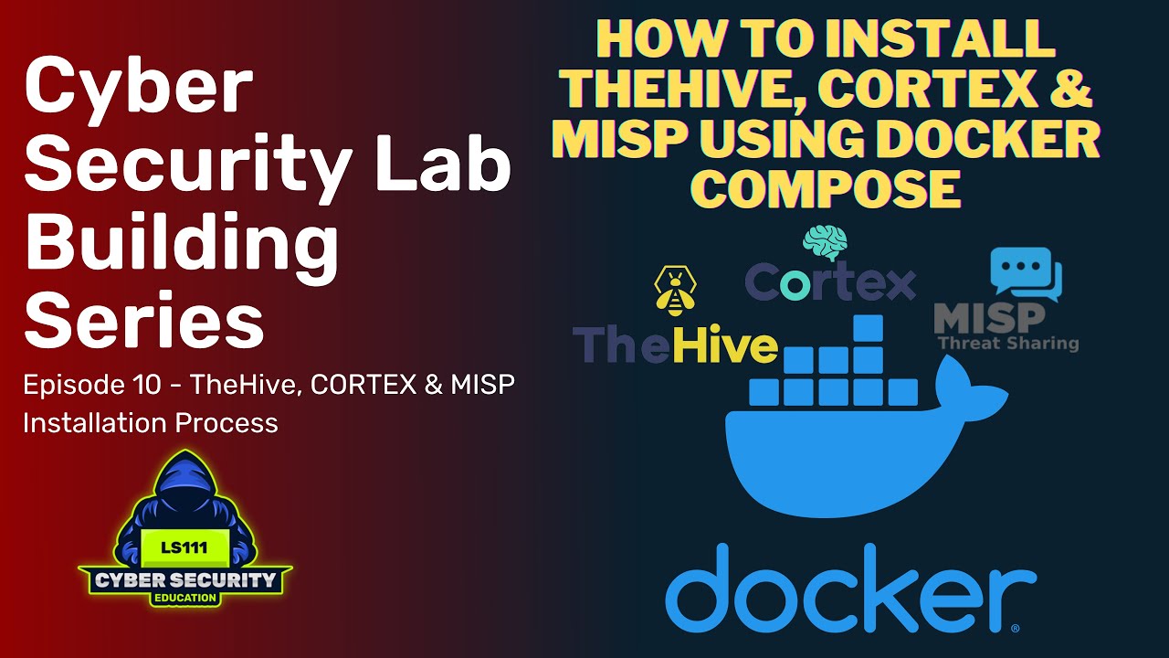 Установка TheHive, Cortex и MISP с использованием Docker Compose — серия «Создание виртуальной ла...