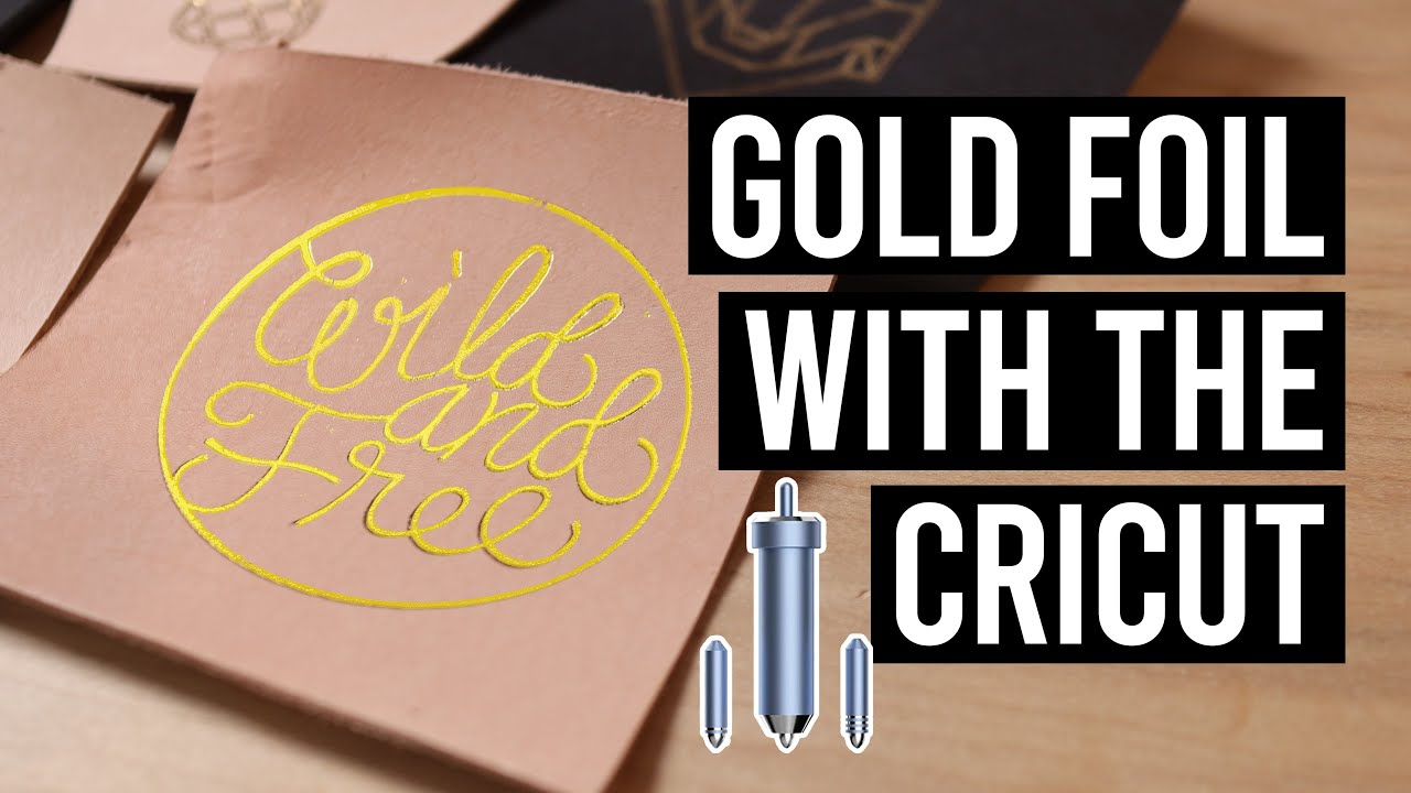 Фольгирование кожи золотом с помощью CRICUT? Фольгирование пером или набором Cricut Foil Kit