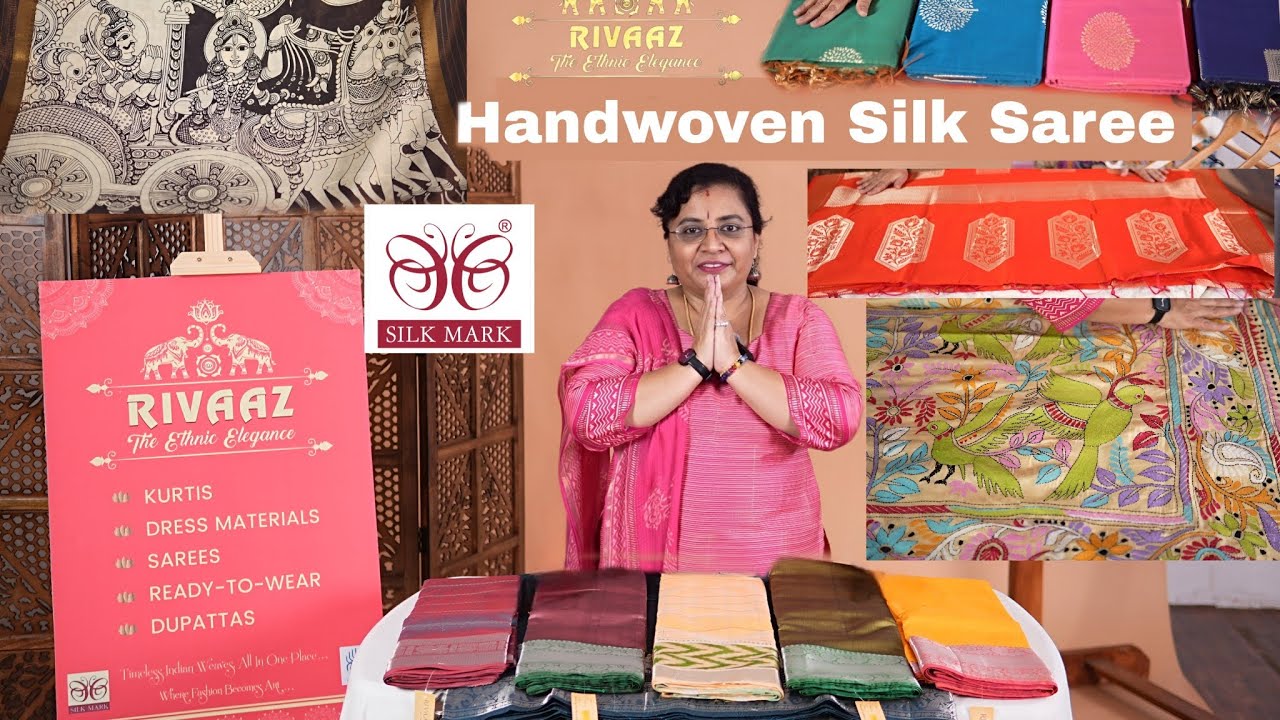 Rivaaz Part 4 I Where Art Meets Fabric: Royal Kantha | Tussar | Chanderi I Pen Kalamkari Sarees!!