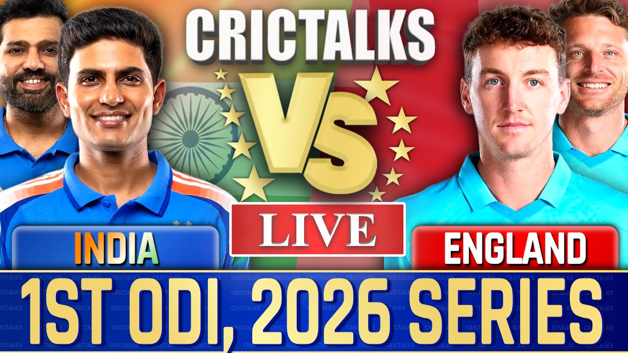 Live: India vs England, 1st ODI Live Match Today 2026 Series Cricket Commentary Score 2nd Inn