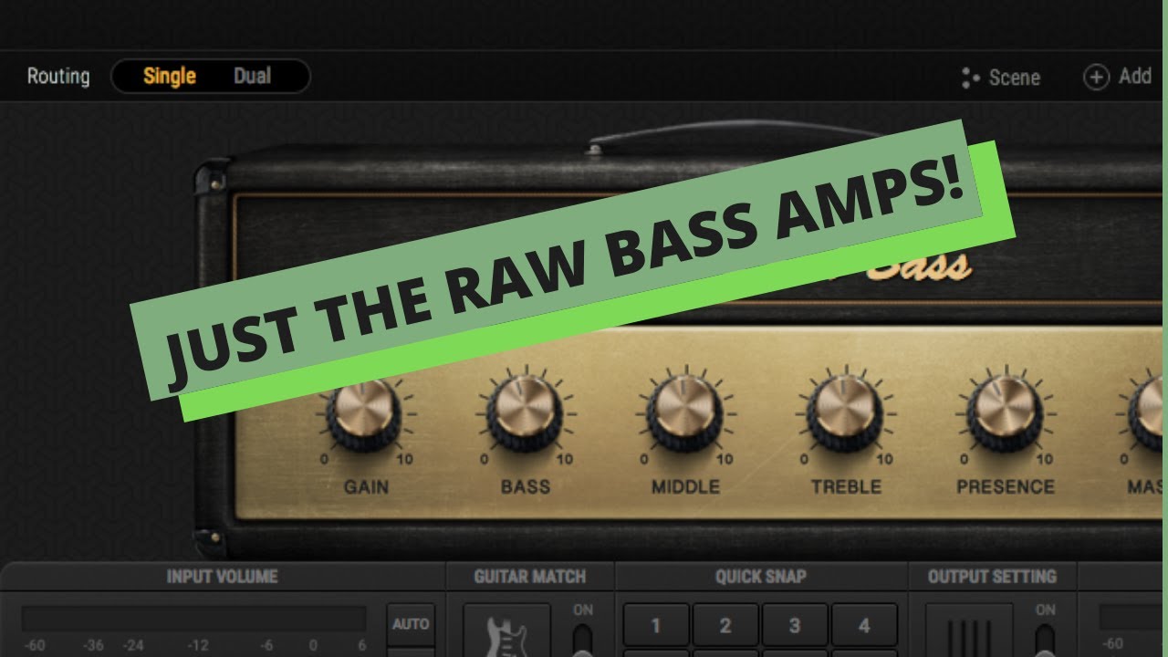 Bias FX2 Professional - Just the Bass Amps! Minimal Talking!