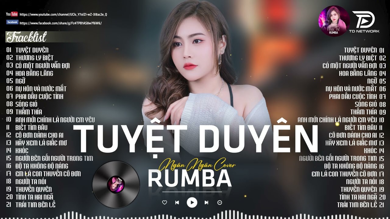 TUYỆT DUYÊN, THƯƠNG LY BIỆT - ALBUM RUMBA XUẤT SẮC NHẤT 2025 - NGÂN NGÂN COVER CỰC HÓT