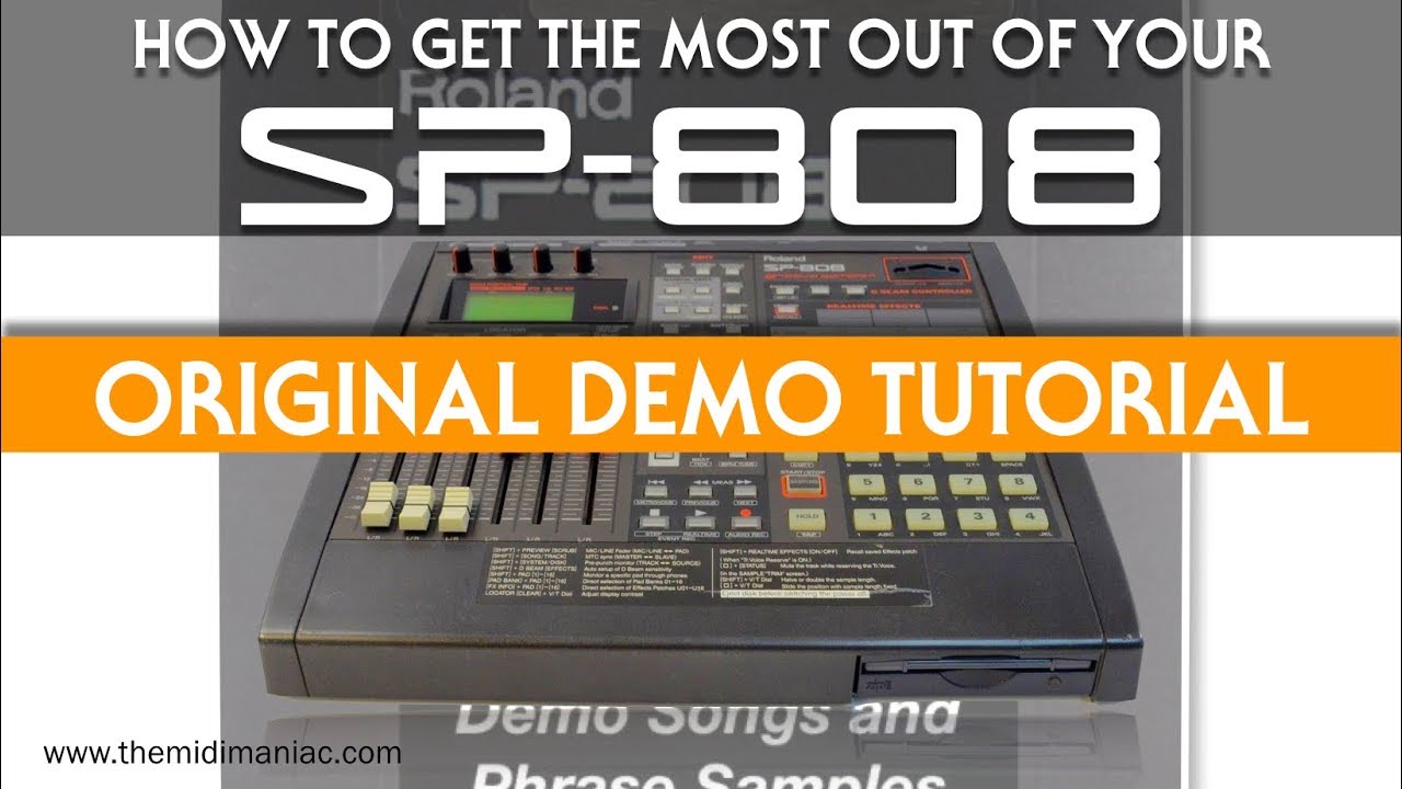 SP-808: Original tutorial from the 250 MB Demo Zip Disk