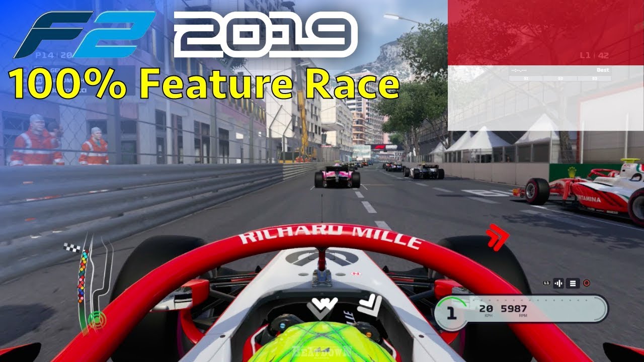 F1 2019 - Let's Make Schumacher F2 Champion #7: 100% Feature Race Monaco