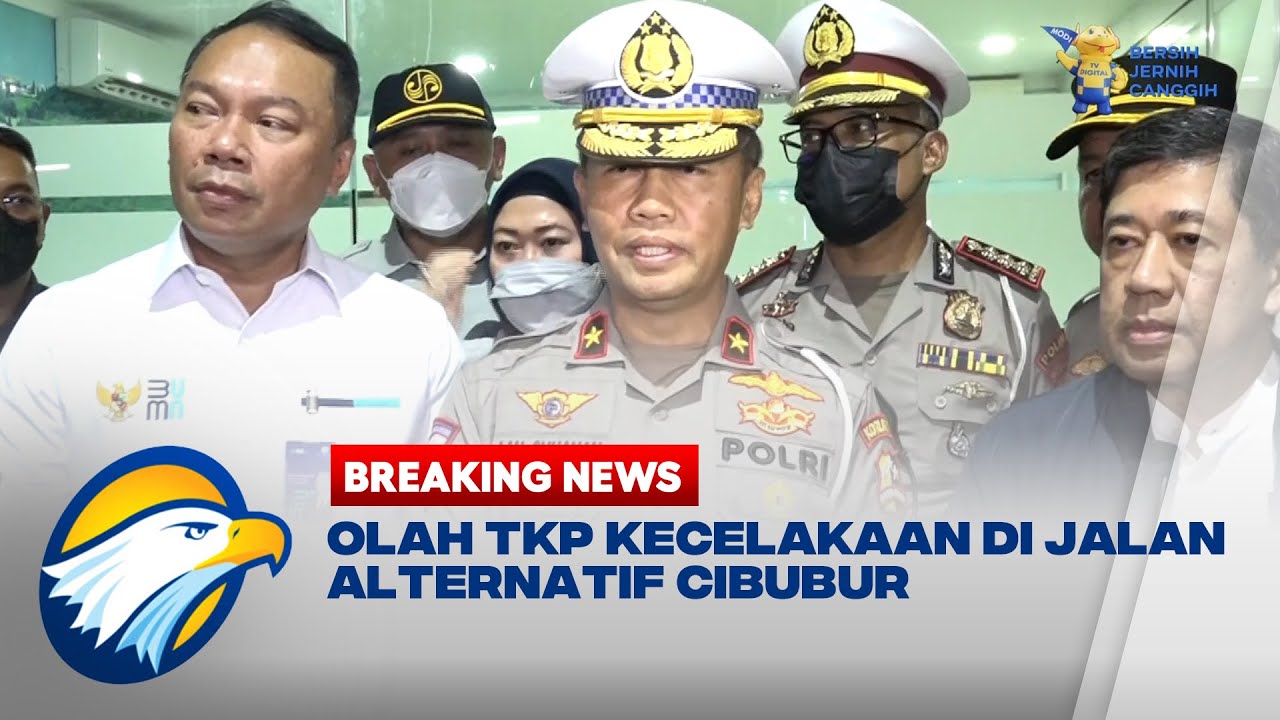 Breaking News -  Olah TKP Kecelakaan Di Jalan Alternatif CIbubur