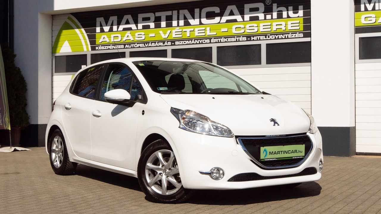 PEUGEOT 208 1.2 VTi PureTech Active Bianca White +Vezérlés csere +Keveset futott +3X-s GARANCIA !!