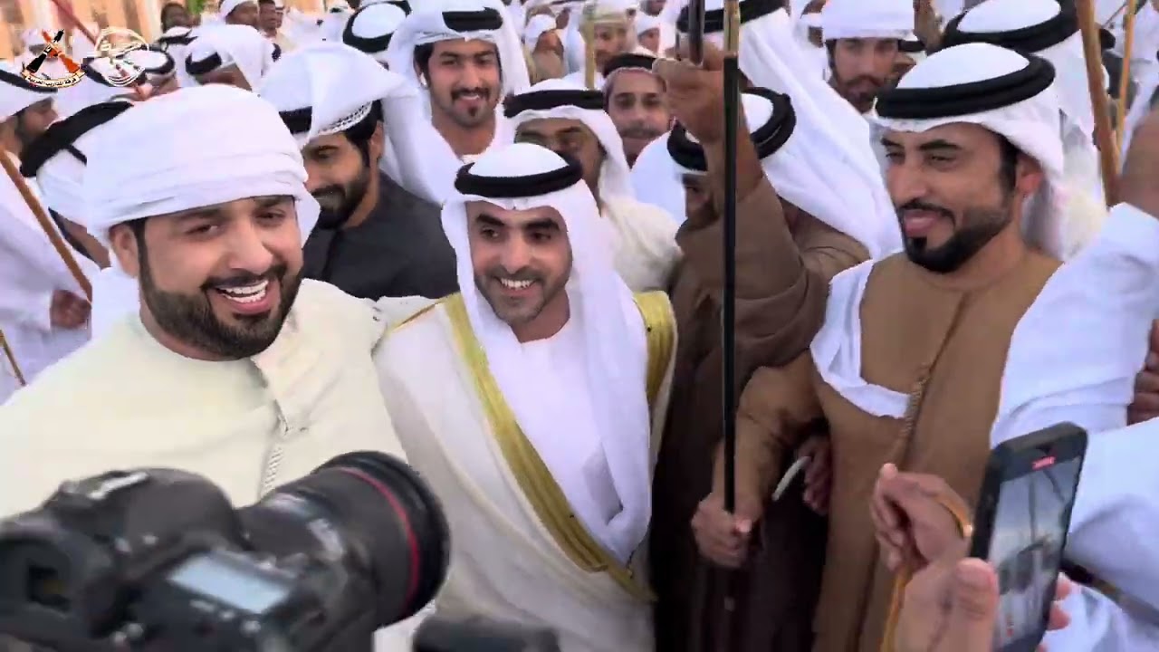 #افراح_القاسمي_والنعيمي | حفل زفاف الشيخ عمر بن طالب بن صقر القاسمي|أداء فرقة المزيود وفرقة المذاريب