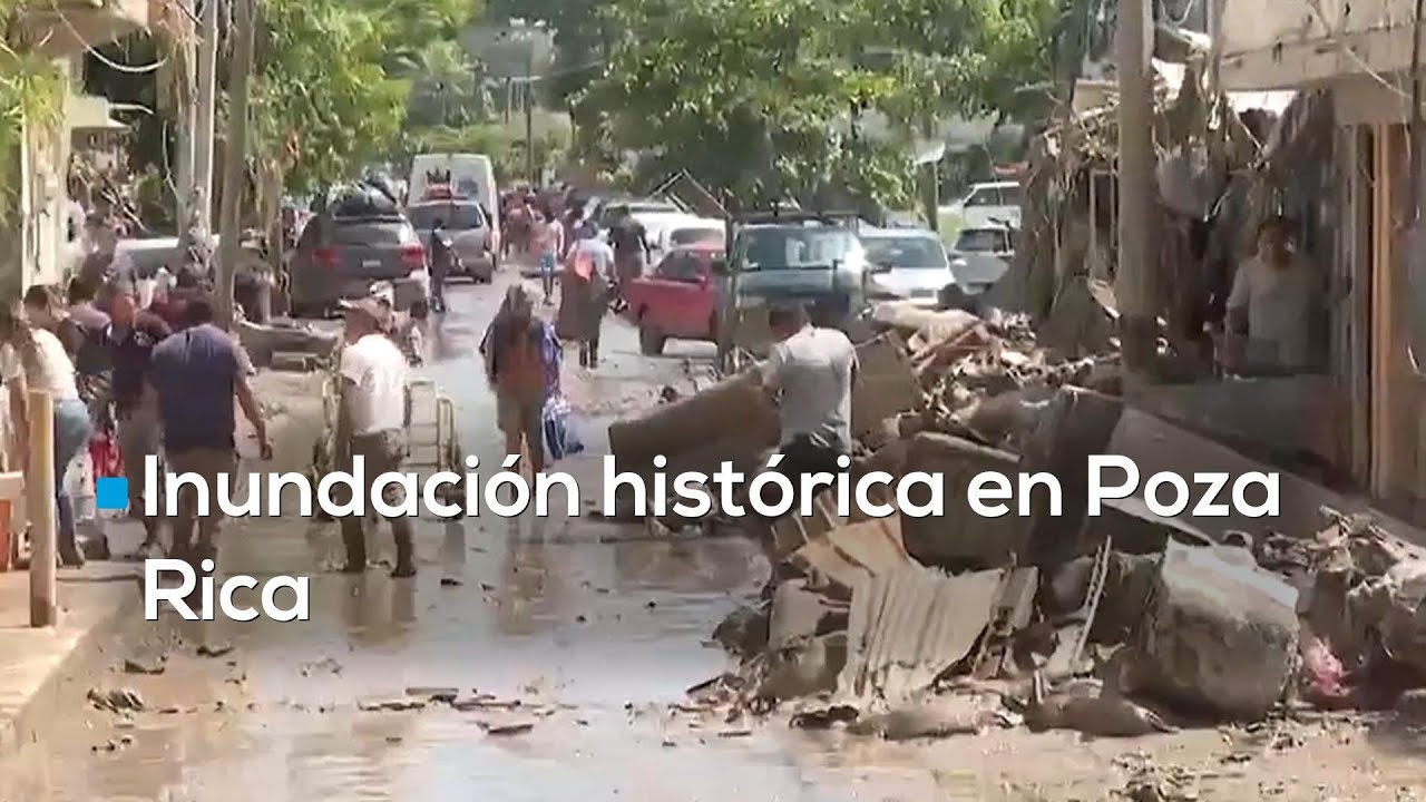 Poza Rica clama por ayuda: Inundaci&oacute;n supera r&eacute;cord de hace 26 a&ntilde;os