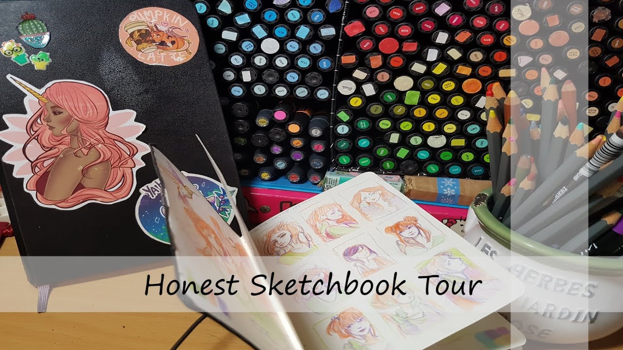 Honest Sketchbook Tour- My rough sketchbooks