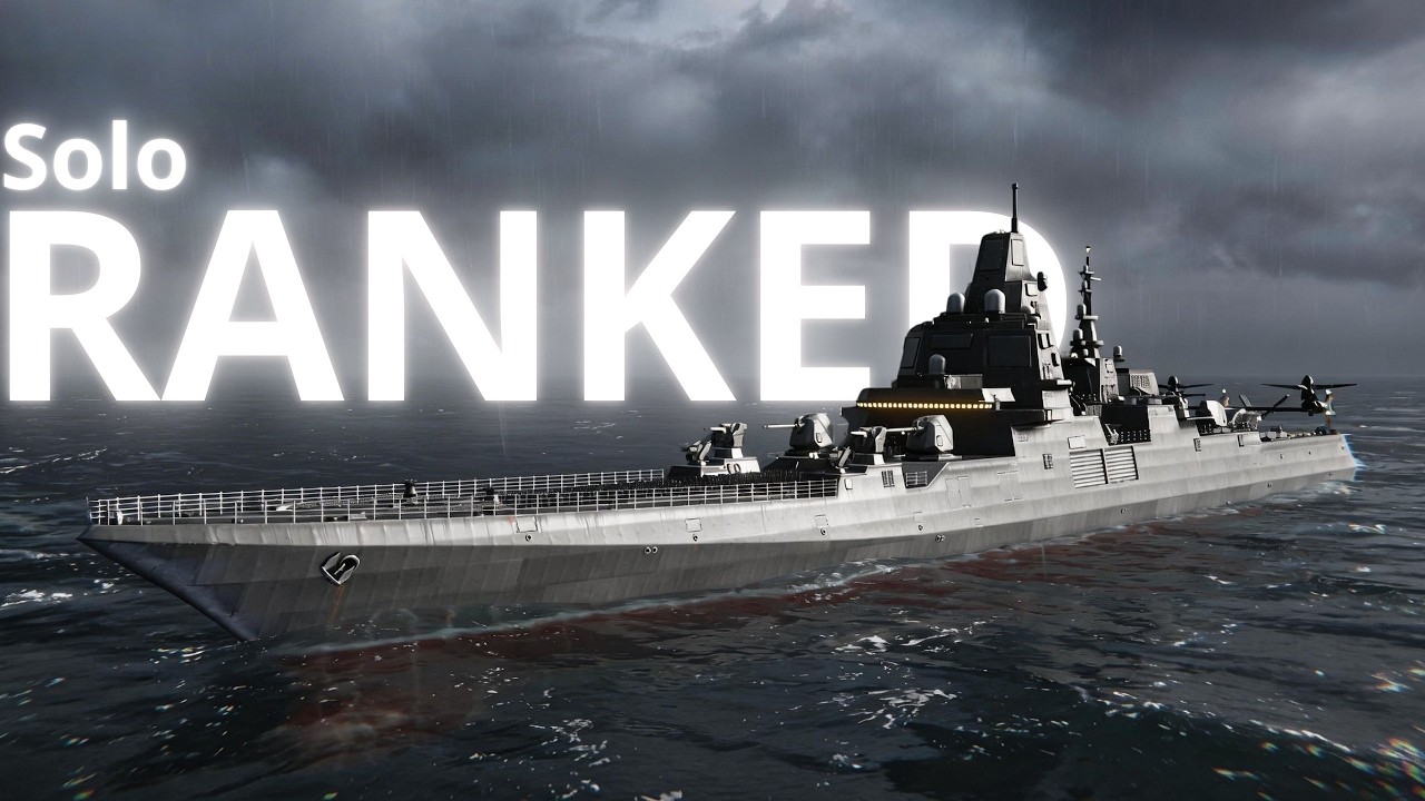 Solo Ranked using CN Liren.. Price over 20K Artcoins! - Modern Warships