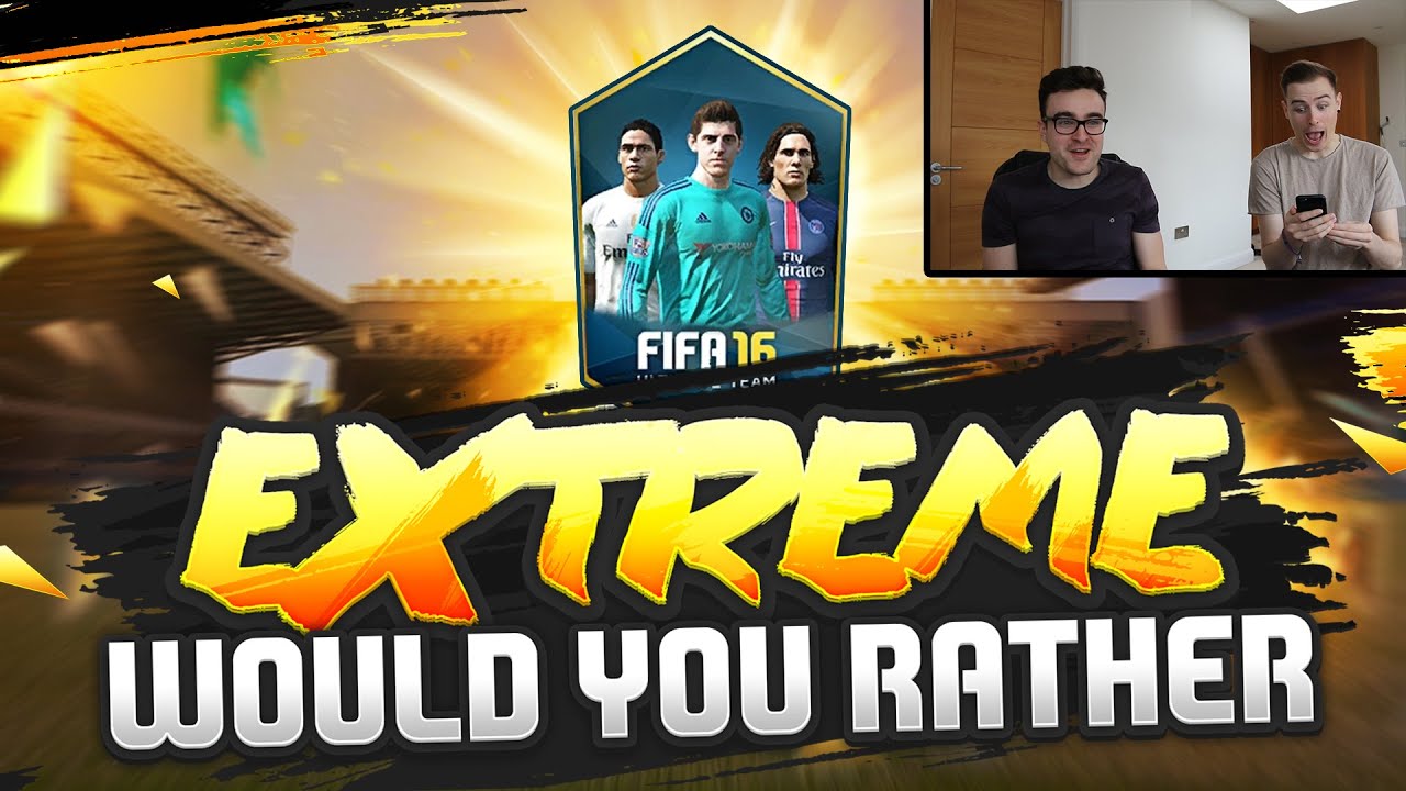 EXTREME WOULD YOU RATHER!!! 50K DISCARD PACK CHALLENGE!!! Fifa 16 Pack Opening