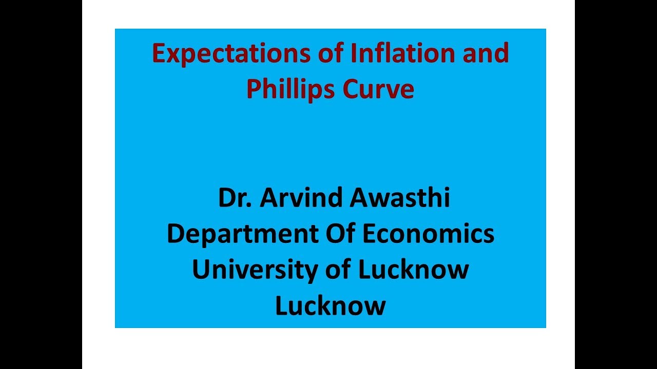 Expectations of Inflation and Phillips Curve