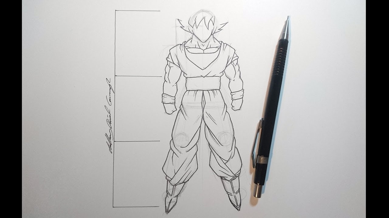 Proportions/Scale - How to Draw Dragonball Characters