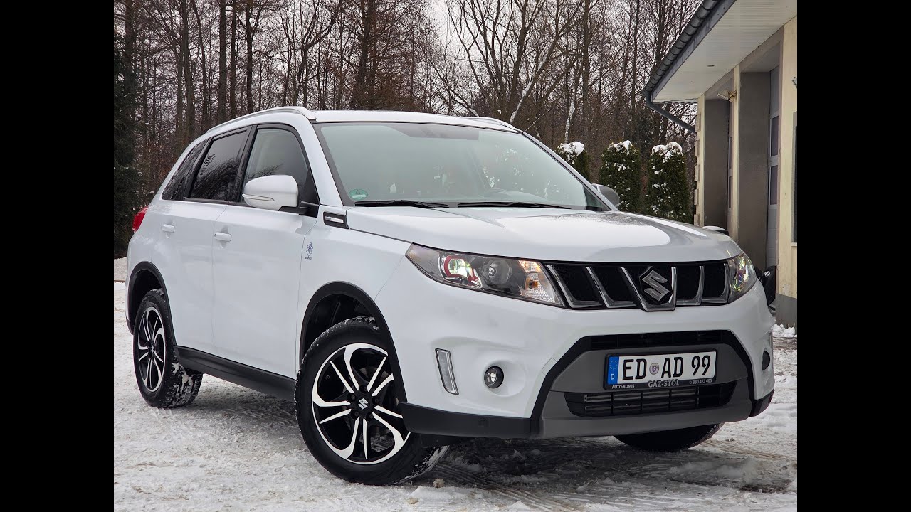SUZUKI VITARA 4X4 Boosterjet 4WD Led Navi Radar 1.4 turbo 140km tylko 82tkm GAZ-STOL