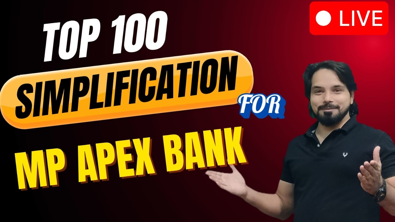 MP APEX EXAM 2026 || TOP 100 Simplification questions #mpapex  #ibps