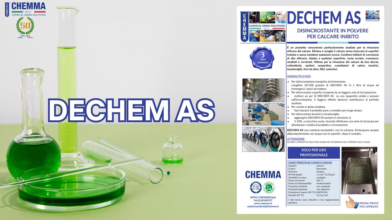 CHEMMA -  DECHEM AS Disincrostante in Polvere
