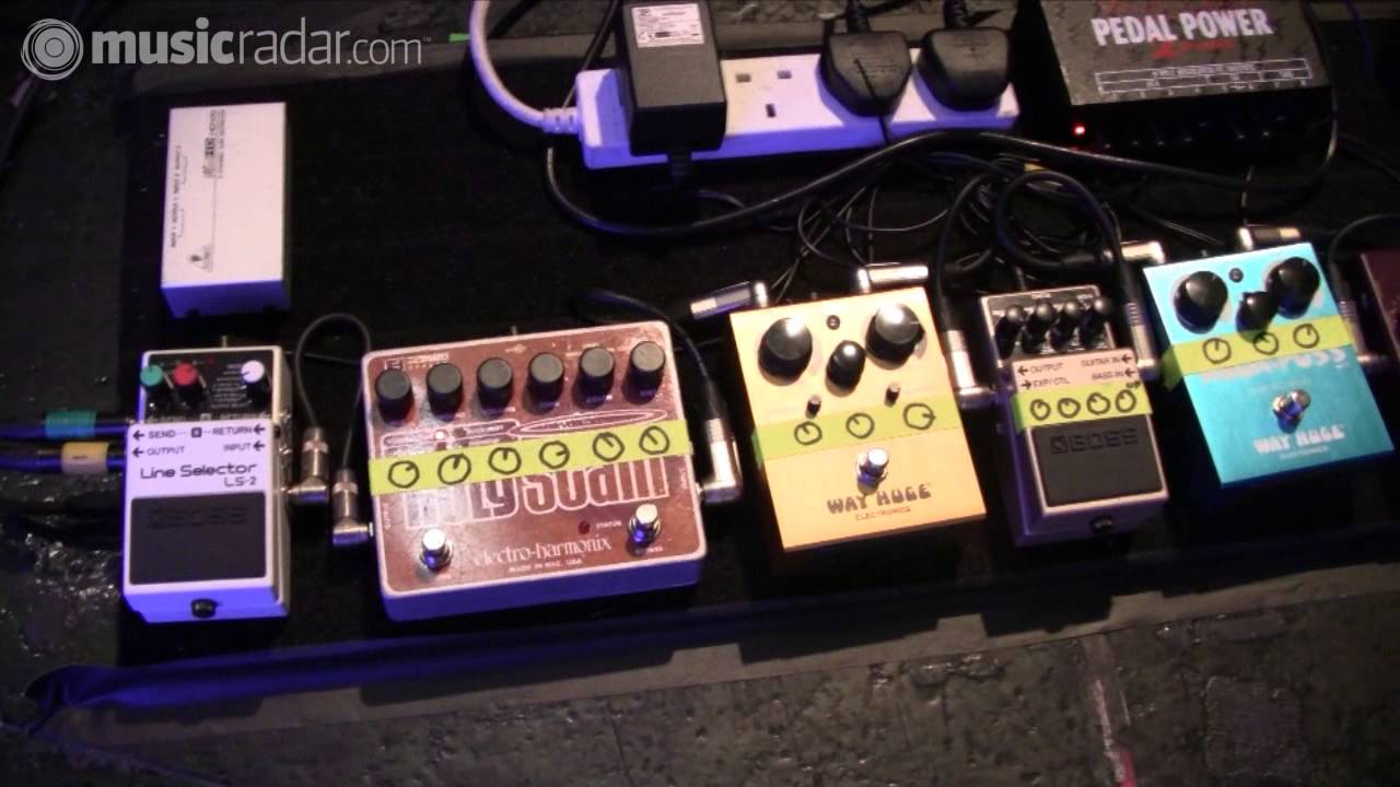 Mogwai's live pedalboards revealed