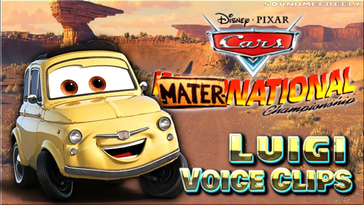 All Luigi Voice Clips • Cars Mater-National Championship Lines (Tony Shalhoub)