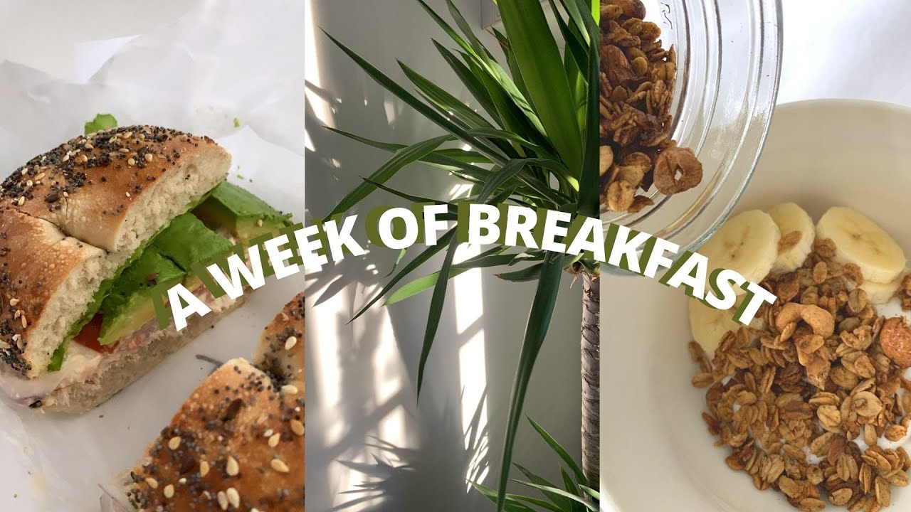a week of breakfast | easy, healthy breakfast ideas
