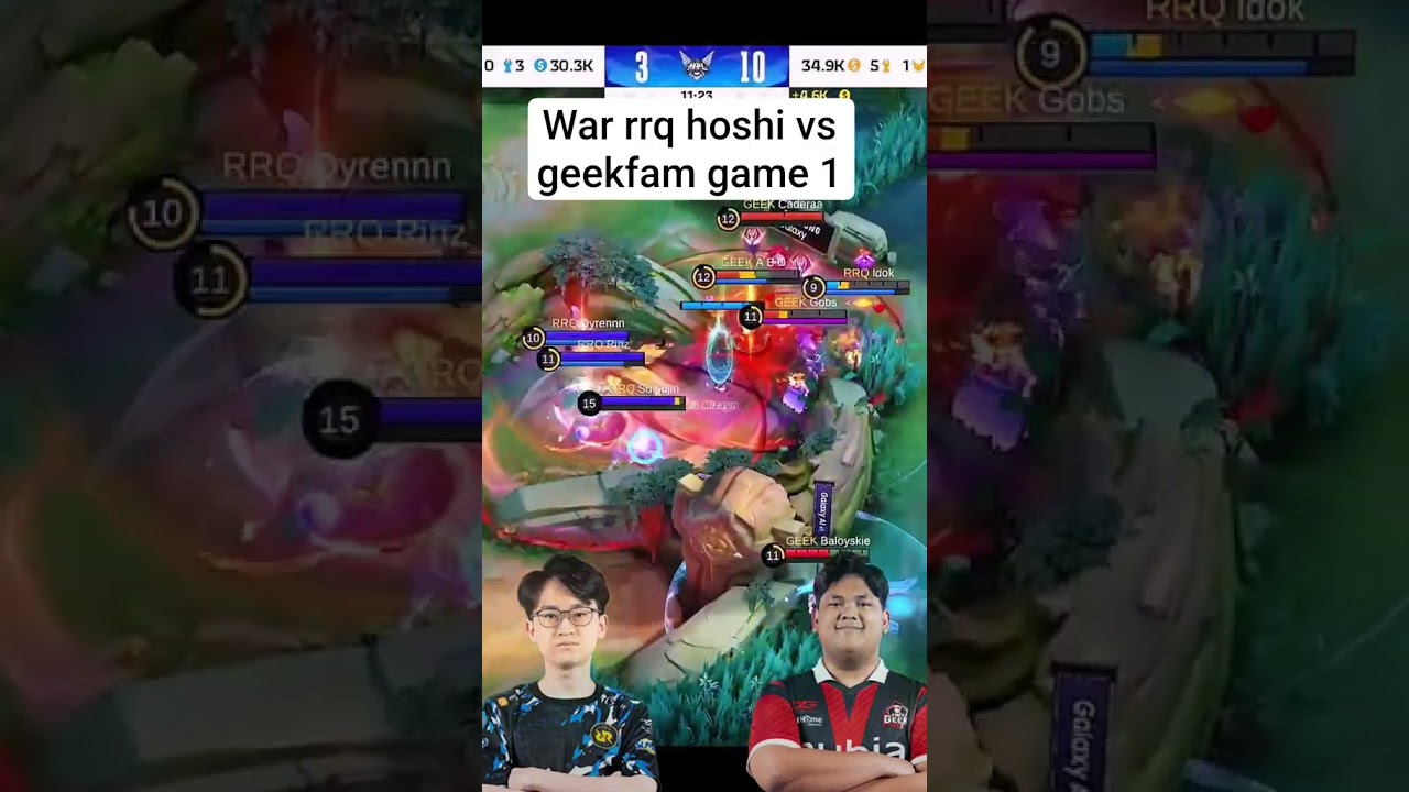 WAR MPL S15 RRQ HOSHI VS GEEKFAM GAME 1 | MPL ID SESAON 15 | MOBILE LEGENDS