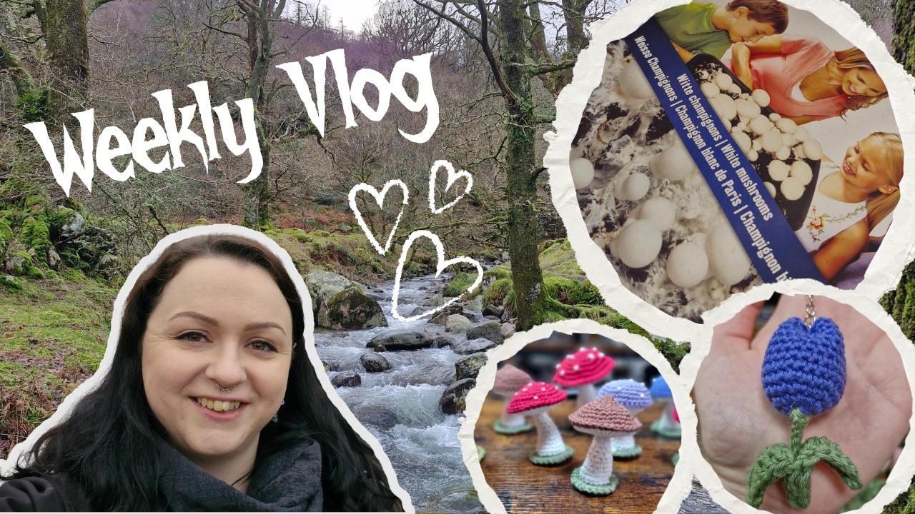 Glendalough + Growing My Own Mushrooms + Crochet Market Prep // Spend the week with me :)