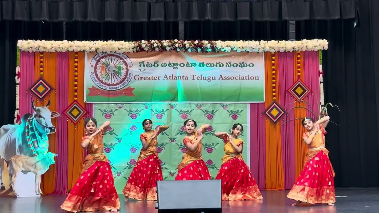Chaturya and friends dance performance @ GATA Sankranthi 2026