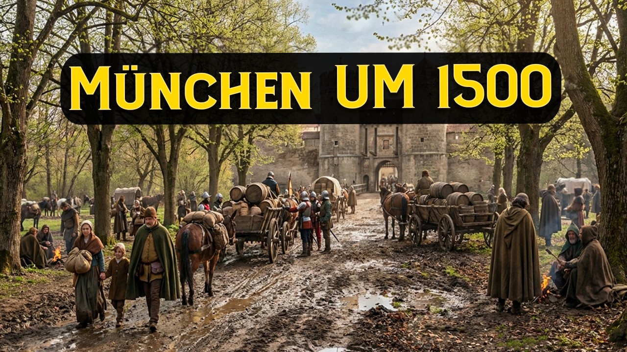 Eine Tour durch München um 1500 (K.I. Rekonstruktion)