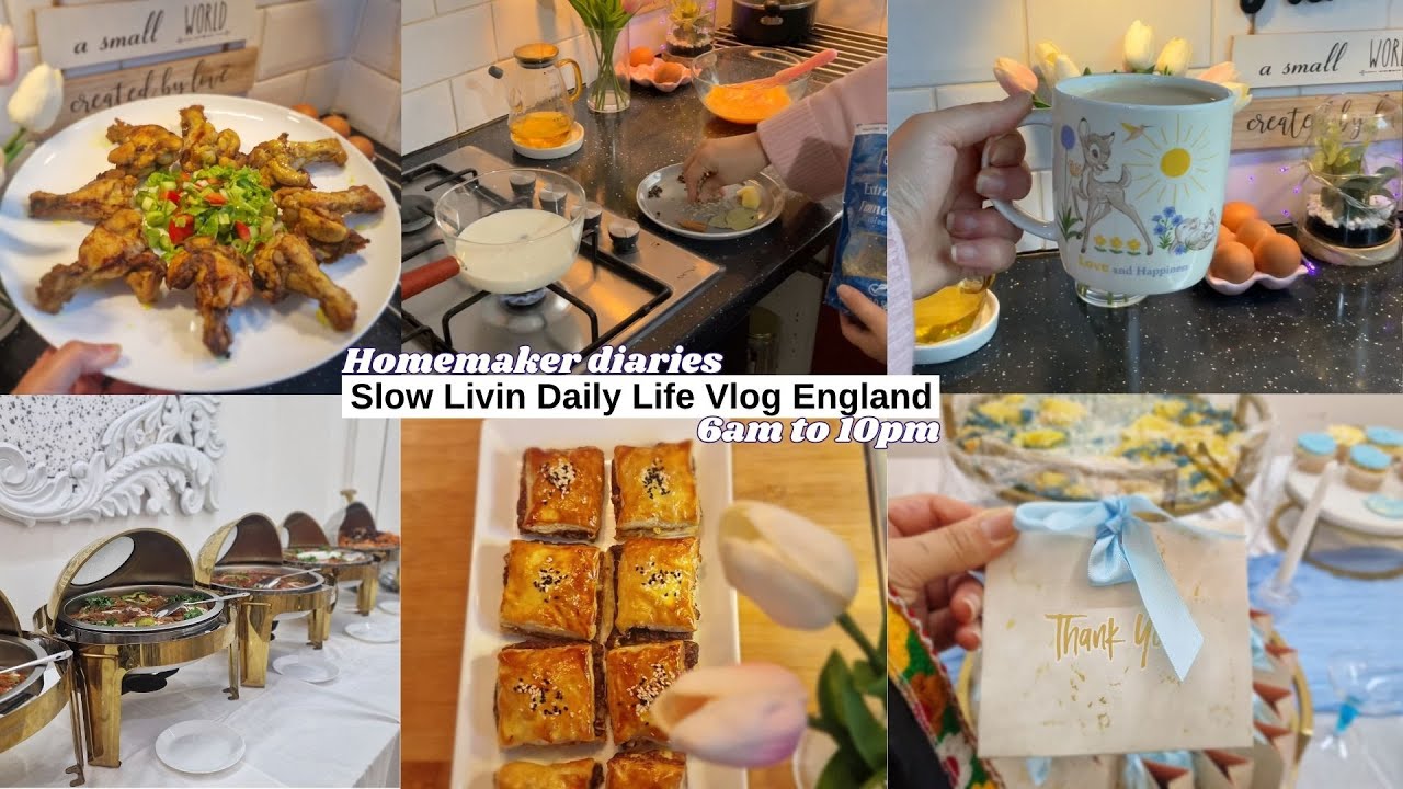 Slow Living UK Daily Life Vlog 🍂 Nutella Puff Pastry ☕ Masala Tea Recipe🌶️ Spice Refill 💛 #hamimommy